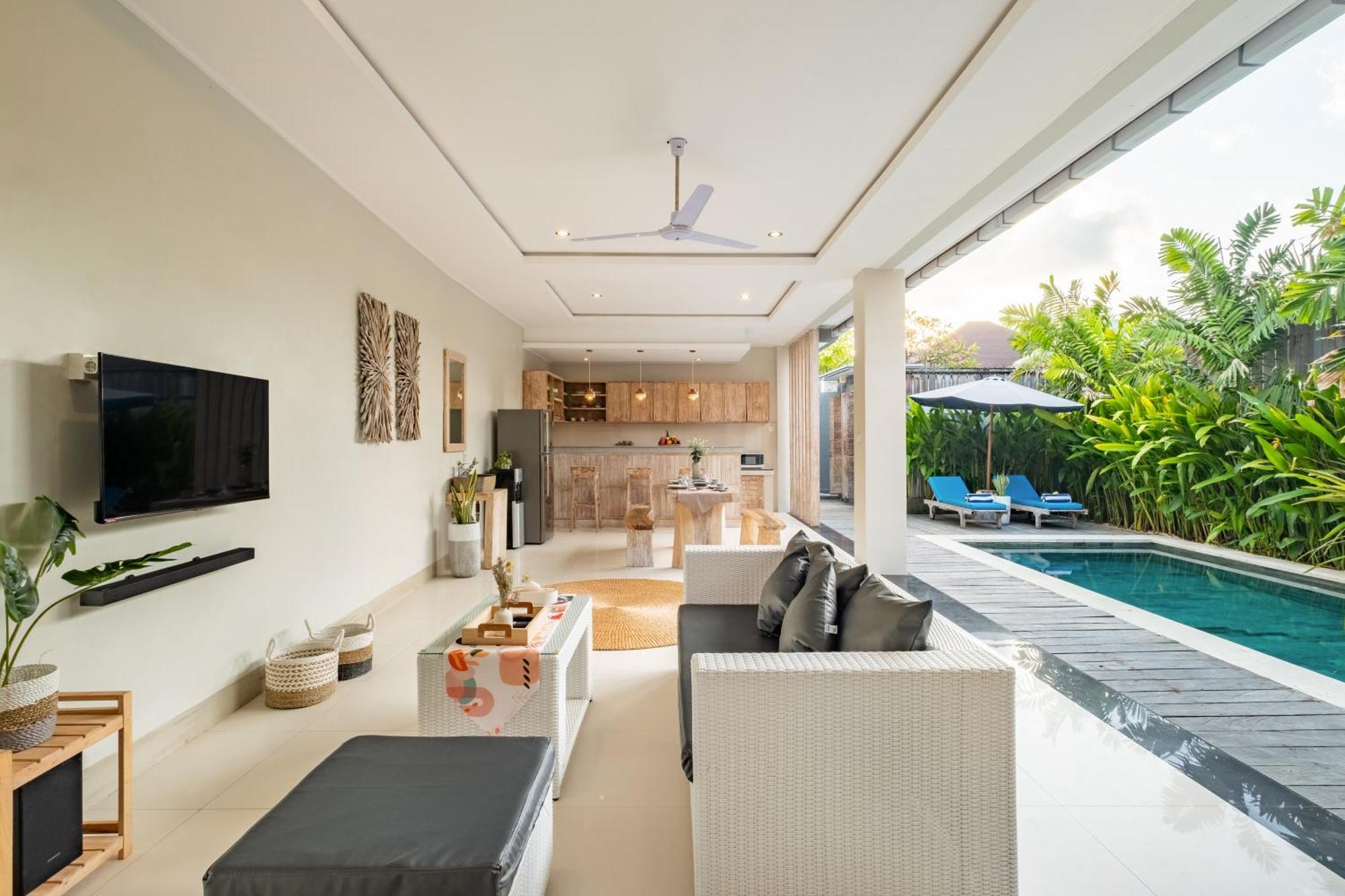 ☆ Villa Larissa ☆ Seminyak 2Br Pool Kuta Petitenget Екстер'єр фото